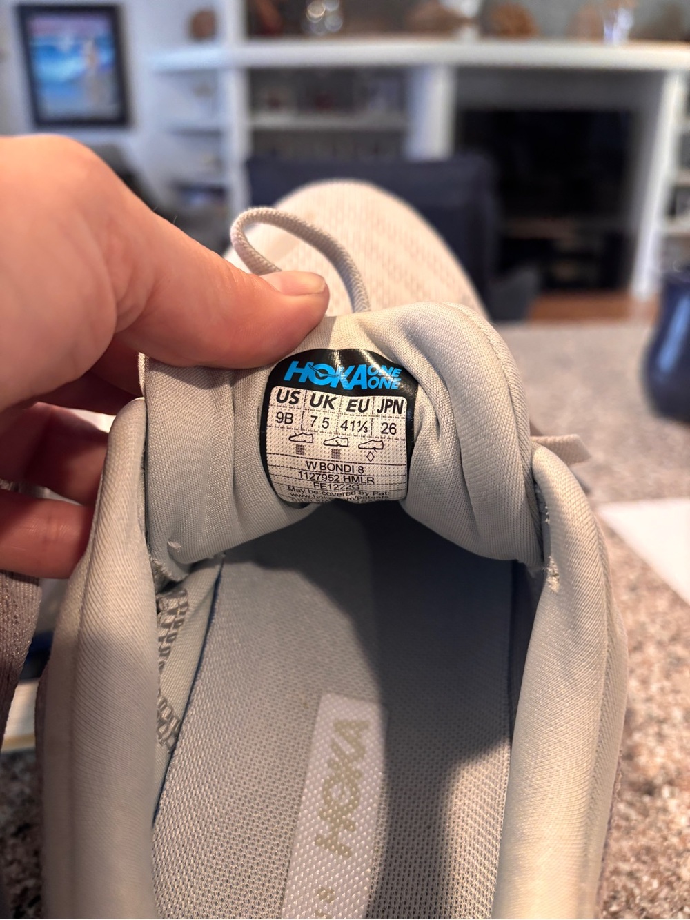 Hoka One One Bondi 8 (Women's Max Cushioned Road Running Shoe) size 9 - Picture 5 of 6